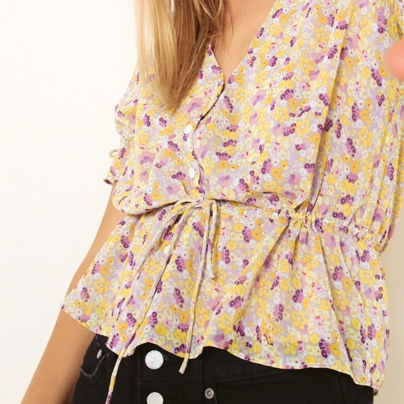 The East Order Arlo top boho floral M - Picture 6 of 15